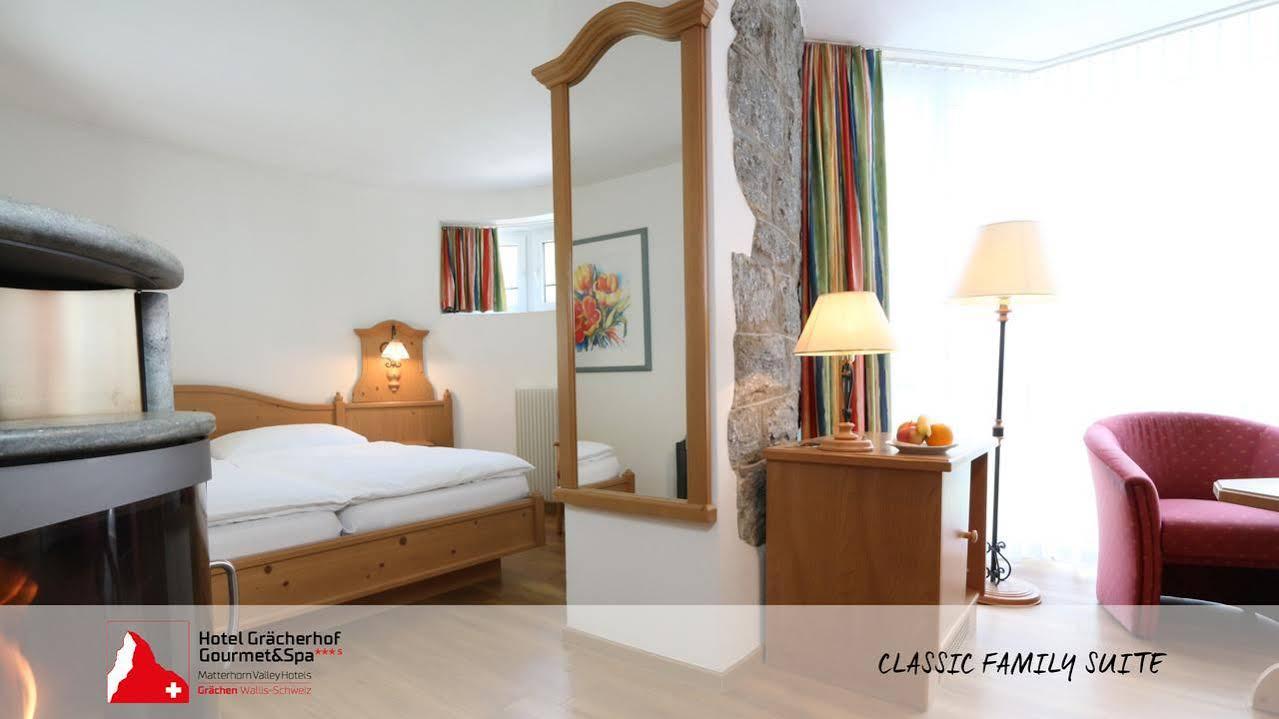 Lifestyle & Spa Hotel Graecherhof Grachen Exterior photo